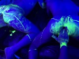 GROUP ORGY OF HOT GUYS FISTING WITH UV LUBE