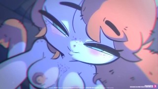 Lovely Cock With Cum Gets Inside Of A Hot Furry Girl