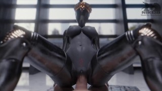 Robo Slut Riding A Big Dick