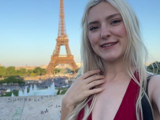 I fucked a random guy on my weekend in Paris and let him cum on me - Eva Elfie screenshot number 0