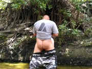 Preview 3 of Real Public Sex On Spring Break In The Middle Of The Woods In Popular Creek