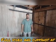 Preview 1 of Hot Bodybuilder Working Out and Masturbating in Garage Sugar Mama Wanted