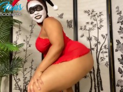 Harley Quinn Red Lingerie Seductive Dance