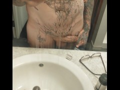 Tattoo'd head to toe to tip lean, sexy, tattoos - Screenshot 15 of 16 - Pussy Licking