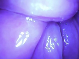 POV 肛门视频内置摄像头的新振动器进入屁眼预览