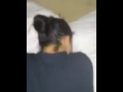 Preview 2 of Givin Tx Latina Backshots while BF is At work