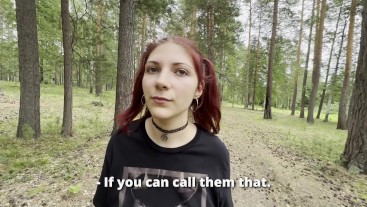 Девушка В Лесу Попросила Показать Дорогу. Заблудилась И Даже Не Поняла Как Отсосала Незнакомцу.