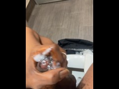 Busting a nut at work - Screenshot 9 of 16 - Public Cumshot