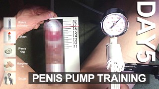 【100日後にチンコ大きくなる僕 Day5】I will have a bigger cock in 100 days. Penis pump training. 【SEASON 1】