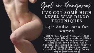 F4F ASMR Audio Porn For Ladies MILF Demonstrates New Dildo Skills Including Blowjobs And Fuckin