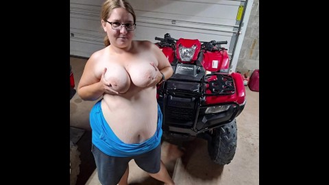 Do you wanna ride me or the quad? Check out my onlyfans at BBW2TITS4UXXX link in my profile bio