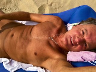 muscular men, nude beach, reality, no shame