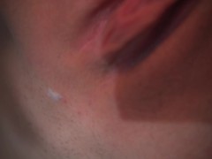 Riding on my big purple dildo