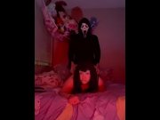 Preview 3 of Ghostface destroying big tiddy goth sluts pussy