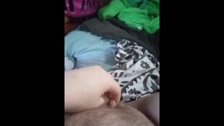 Irl hermaphrodite playing with their circumcised micro penis