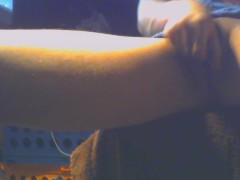 Hide under my desk and watch me jerk off to hentai