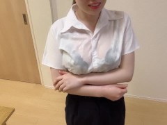 【1】後輩呼んでジャンケンで勝った方がローションかけるゲームしたらエロすぎて体を触りまくってそのまま生挿入-日本人/素人カップル/変態プレイ/巨乳/OL 4/16