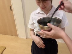 【1】後輩呼んでジャンケンで勝った方がローションかけるゲームしたらエロすぎて体を触りまくってそのまま生挿入-日本人/素人カップル/変態プレイ/巨乳/OL 5/16