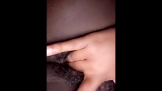 Young fingering unshaved pussy