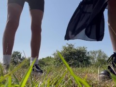 Desperate 18 year old girls peeing in public - Screenshot 1 of 16 - Pissing Outdoor