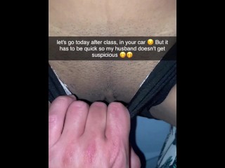 Guy Fucks me after Gym Session and Cheats on Girlfriend Snapchat Cuckold