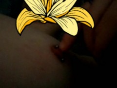Just a little nipple tease to start my day