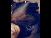 Preview 5 of Snapchatting Femboy Slut Strip tease and cumshot