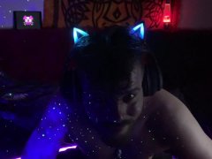 Catman Cumshots on His Cybercouch  / Virgin Solo Masturbation Universe
