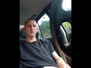 amateur, masturbation, in car, solo male
