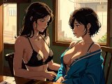 Tu amiga lesbiana te enseña juegos pervertidos muy ricos AUDIO