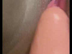 TEASING MY PUSSY WITH A DILDO SQUIRT