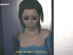 Stuck in an Elevator with a Futa Growing Succubus