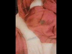 Wrapped up all cozy while I touch tha kitty - Screenshot 11 of 16 - Fingering