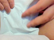 Preview 4 of A Japanese woman who masturbates to her clitoris through toilet paper.