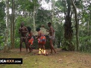 Preview 1 of Orgiastic ritual in the jungle