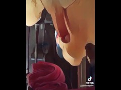 Anime Thighs Trans Cardio!  Elliptical Slow-Mo Challenge