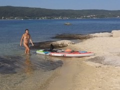 Morning NAKED swim  # Enjoying NUDISM