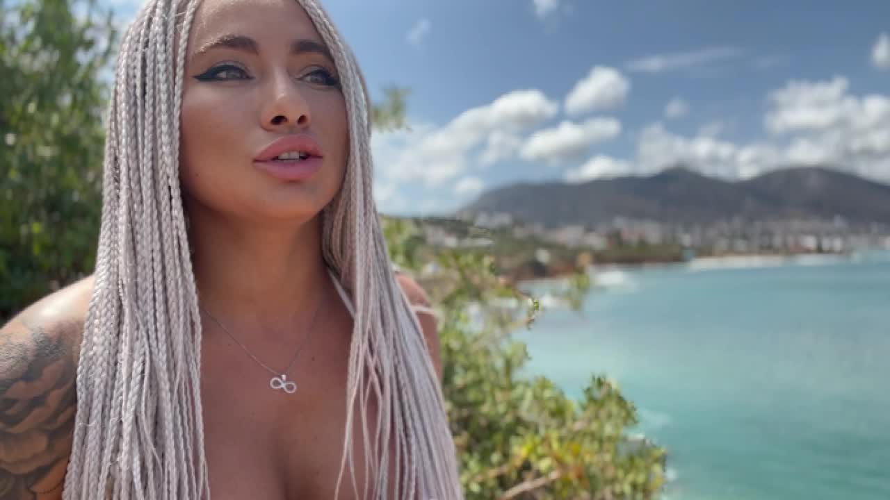 Czech blonde MIchaella Isizzu greets home fans from an exotic land long porn  free video | LongPorn.com