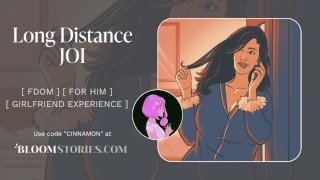 JOI de votre petite amie longue distance | Audio érotique F4M pour Men | ASMR Erotica