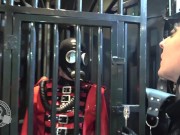 Preview 4 of Deranked Under Female Rule - Lady Bellatrix in heavy rubber military role play fetish