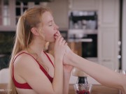 Preview 4 of ULTRAFILMS Two beautiful girls Sofilie and Ivi Rein having sex in the kitchen