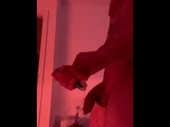 Lubed Jerking Off With Loud Moaning And Huge Cumshot