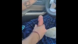 While Driving My Wife Captures Me Jerking Off