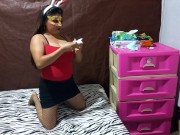 Preview 1 of THE BEST MOMENTS OF MY BUSTY STEPSISTER AND HER EROTIC DANCING