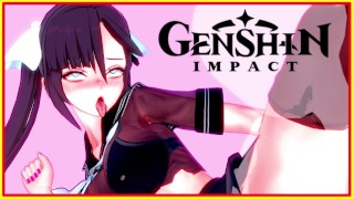 Genshin Impact Mona In School Uniform