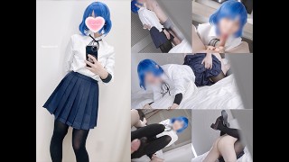 💙 【Aliceholic13】 Bocchi De Rock! Ryo Yamada cosplay seks creampie video.