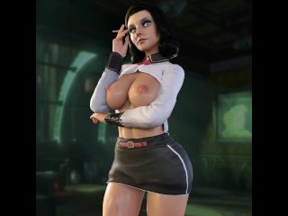 slim thick, big boobs, muscular woman, short skirt