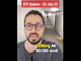 Bitcoin price update 20th July 2023 with step sis