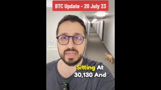 Bitcoin price update 20th July 2023 with step sis