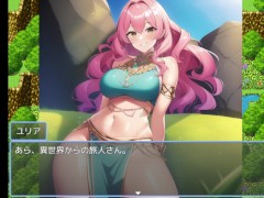 【 異世界転生で即ハメH！ 実況(体験版)】爆乳踊り子や巨乳村娘達にエロいことしまくる！(ファンタジー同人エロゲー Hentai game)